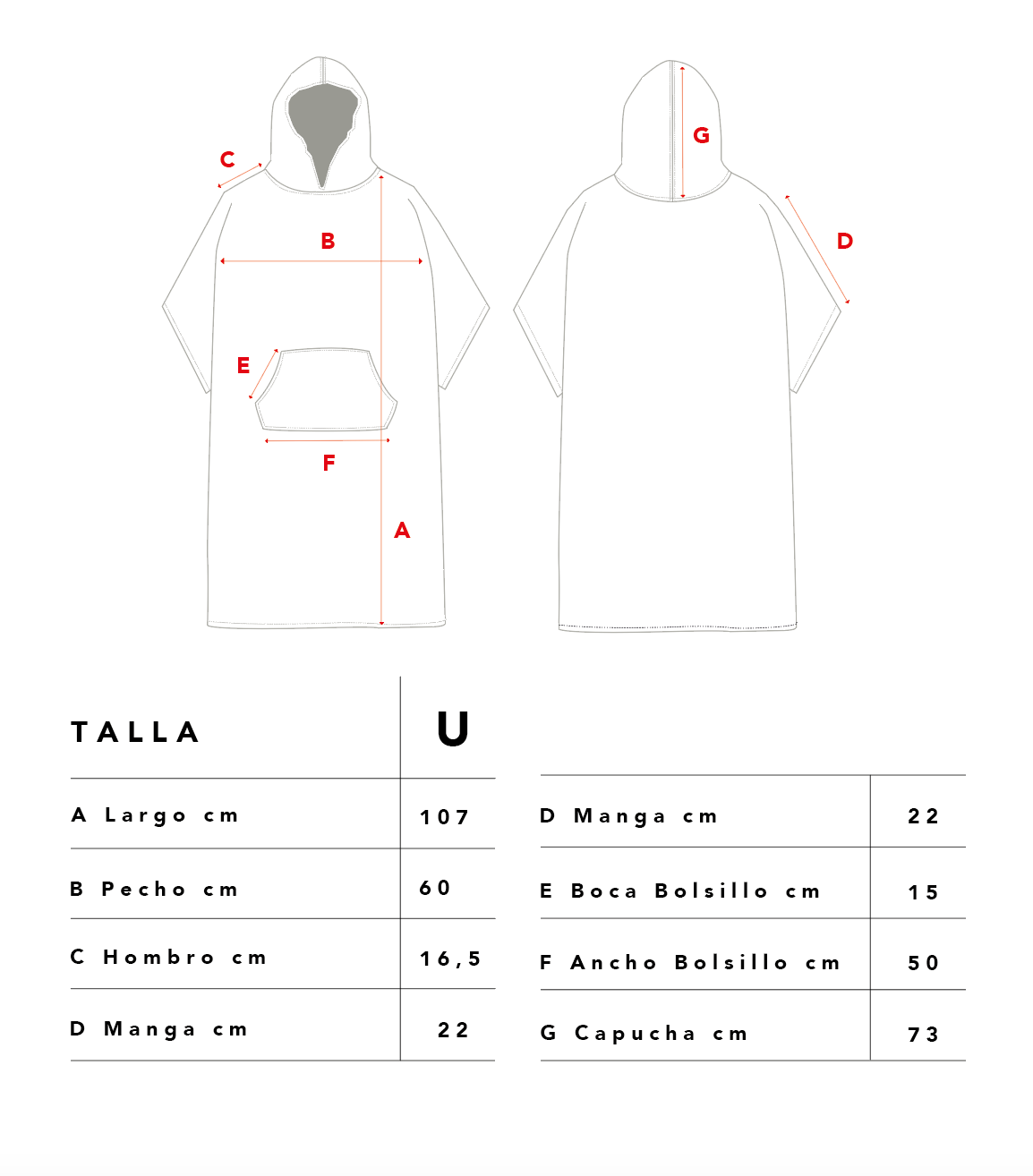 Poncho Toalla Microfibra