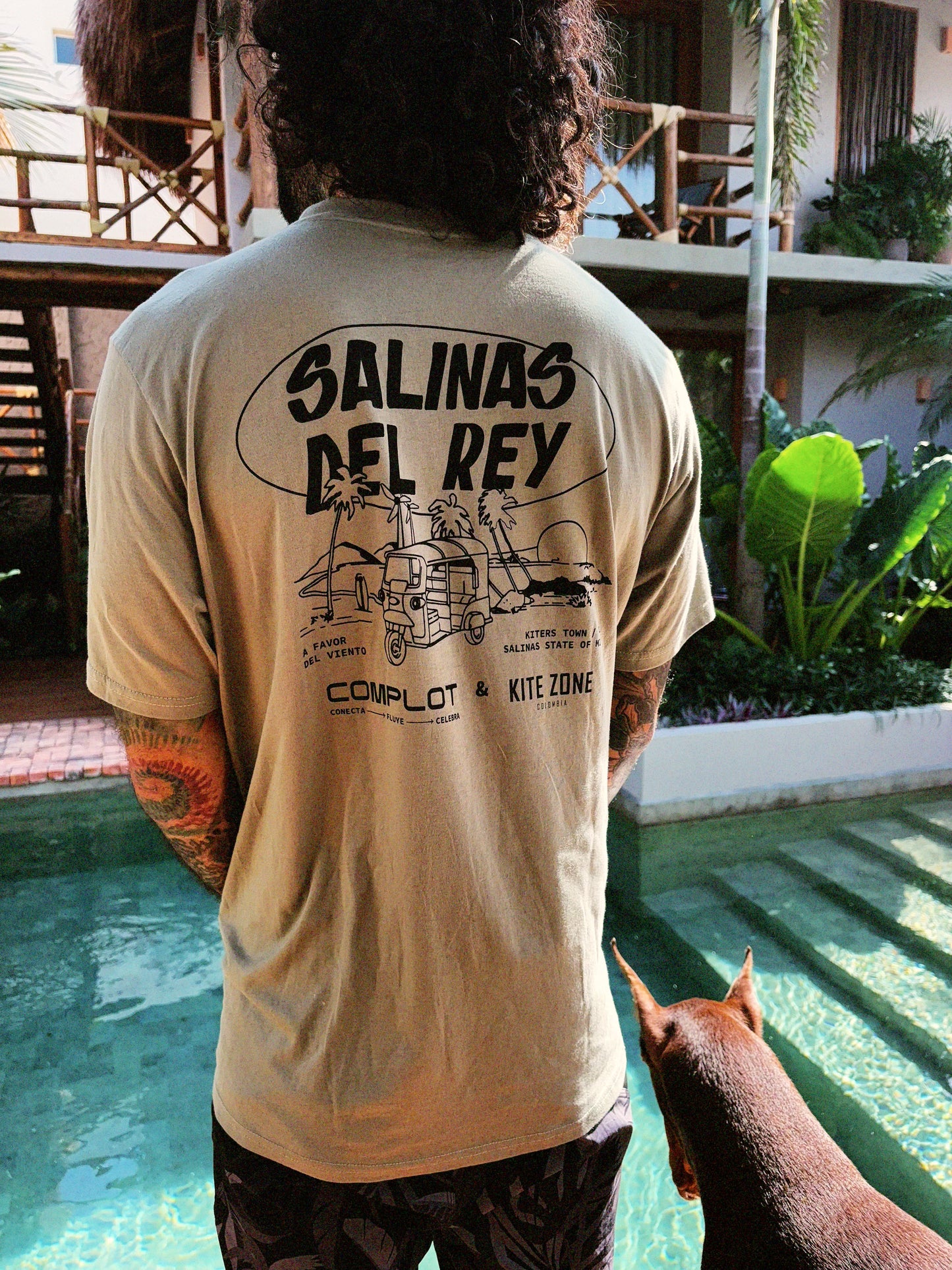 Camiseta Complot + KiteZone Verde