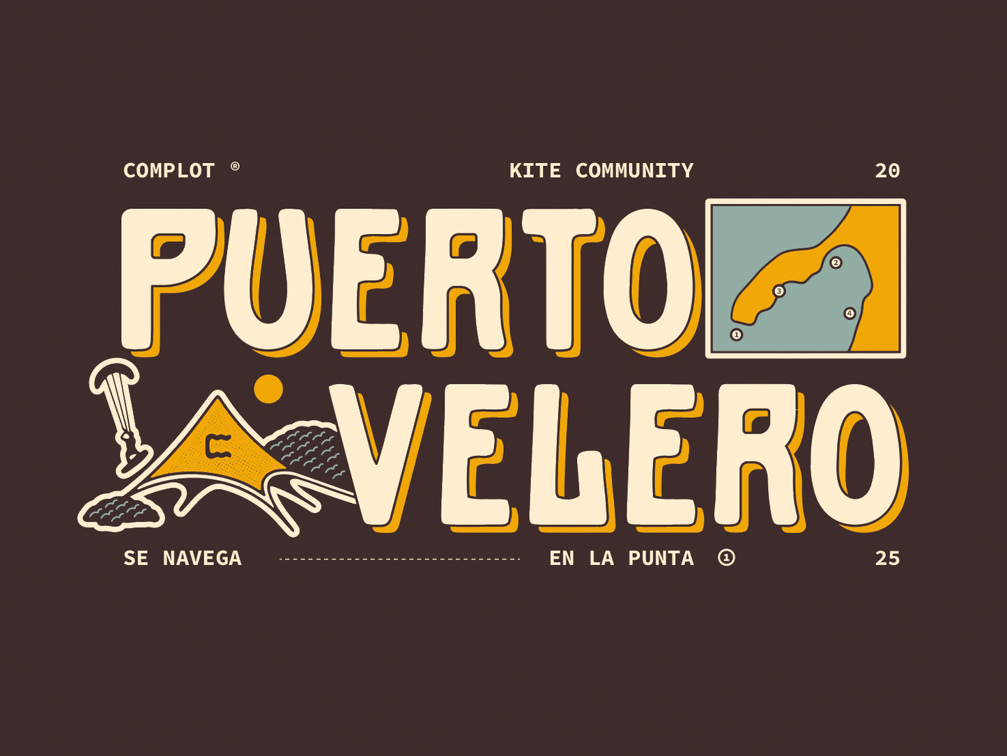 Camiseta Puerto Velero Coffee