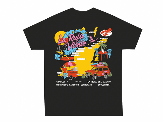 Camiseta La Ruta del Viento Black