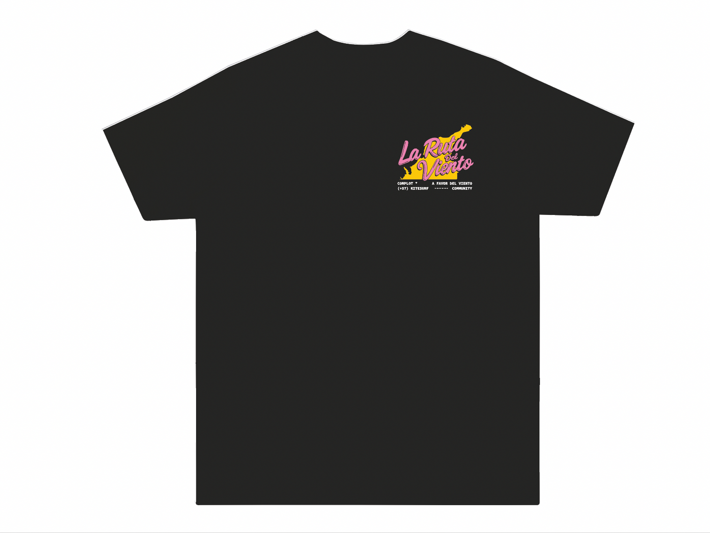 Camiseta La Ruta del Viento Black