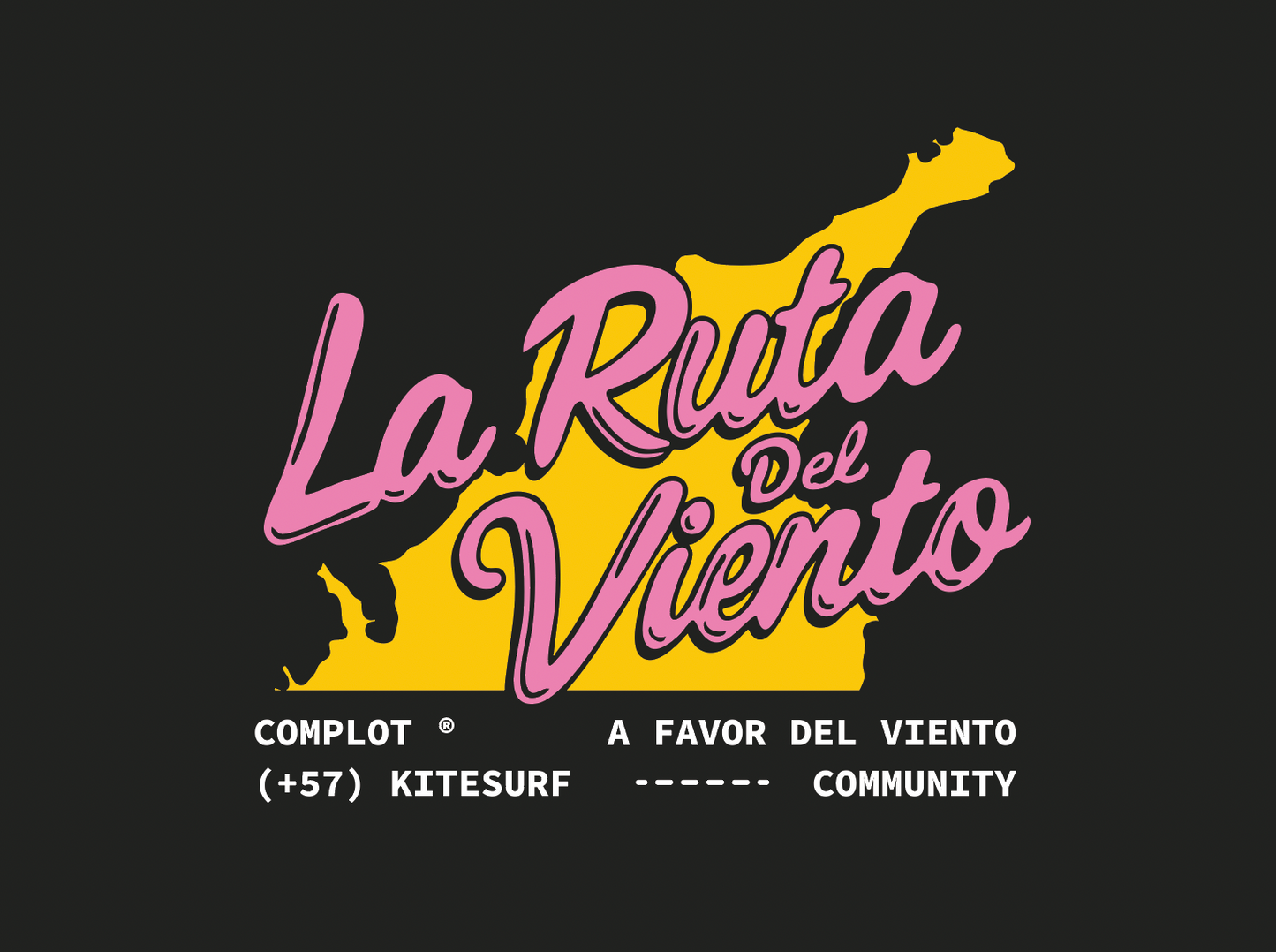 Camiseta La Ruta del Viento Black