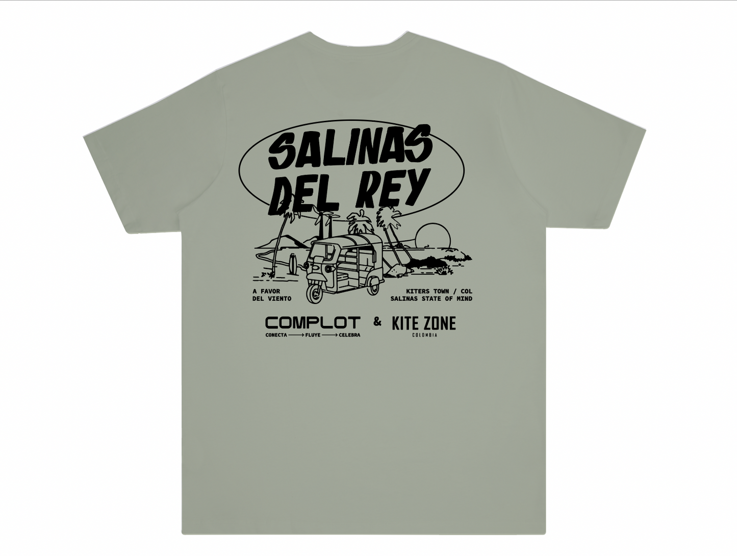 Camiseta Complot + KiteZone Verde