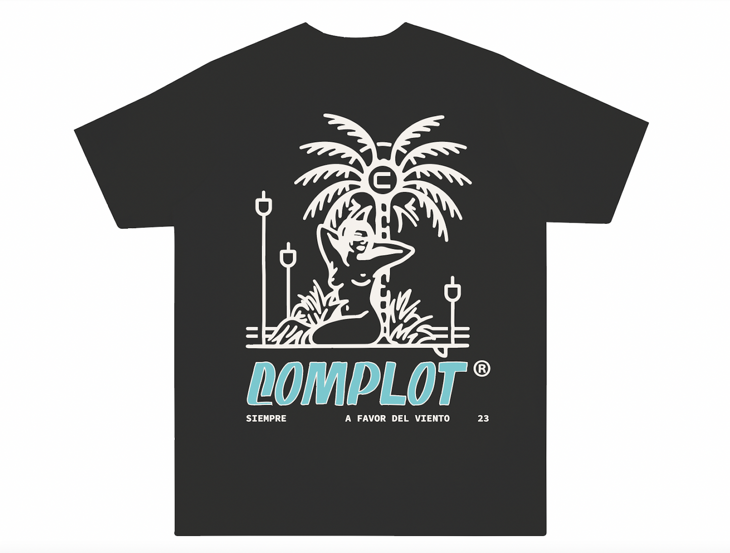 Camiseta Chica Complot Black
