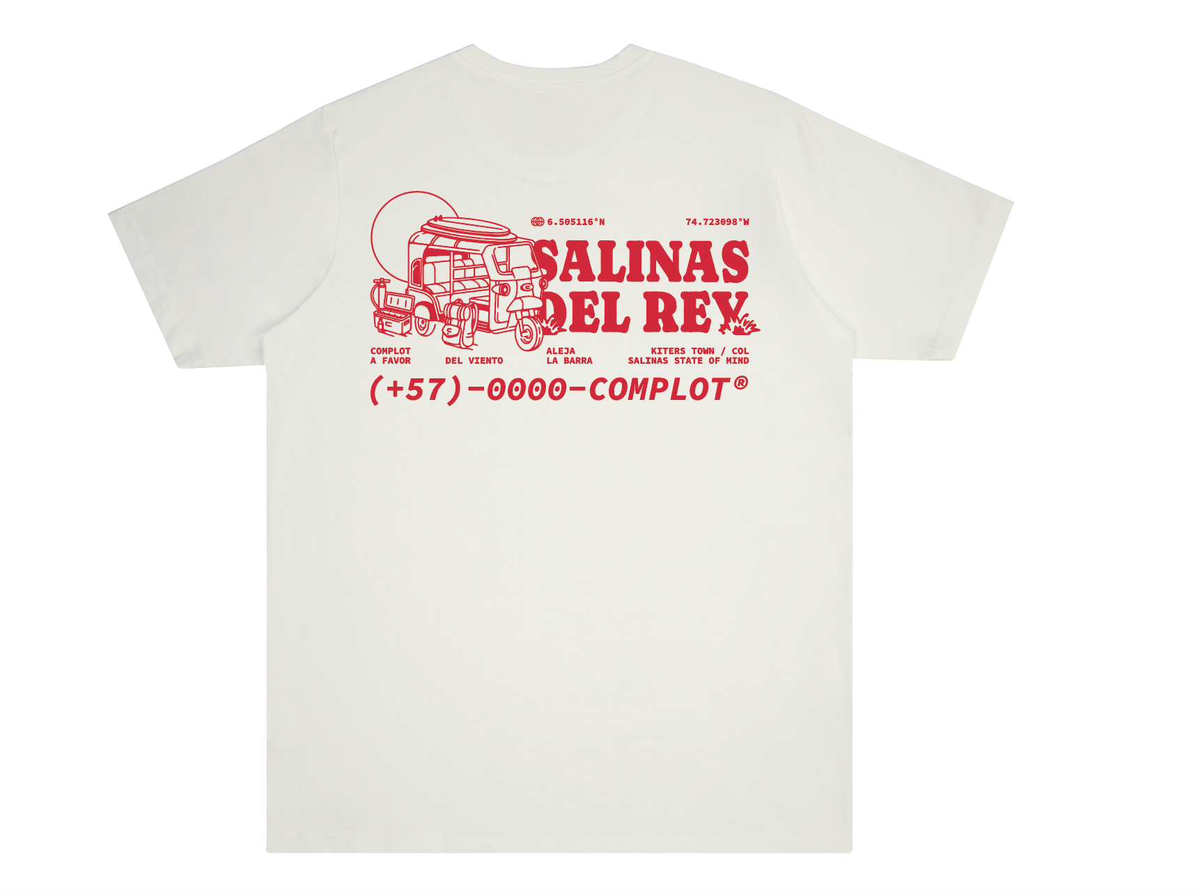 Camiseta Tuc Tuc Salinas Rojo