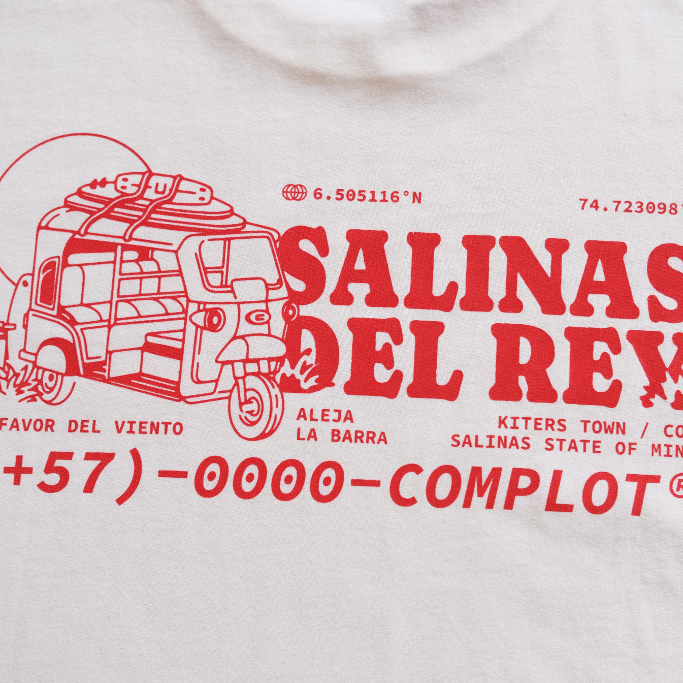 Camiseta Tuc Tuc Salinas Rojo