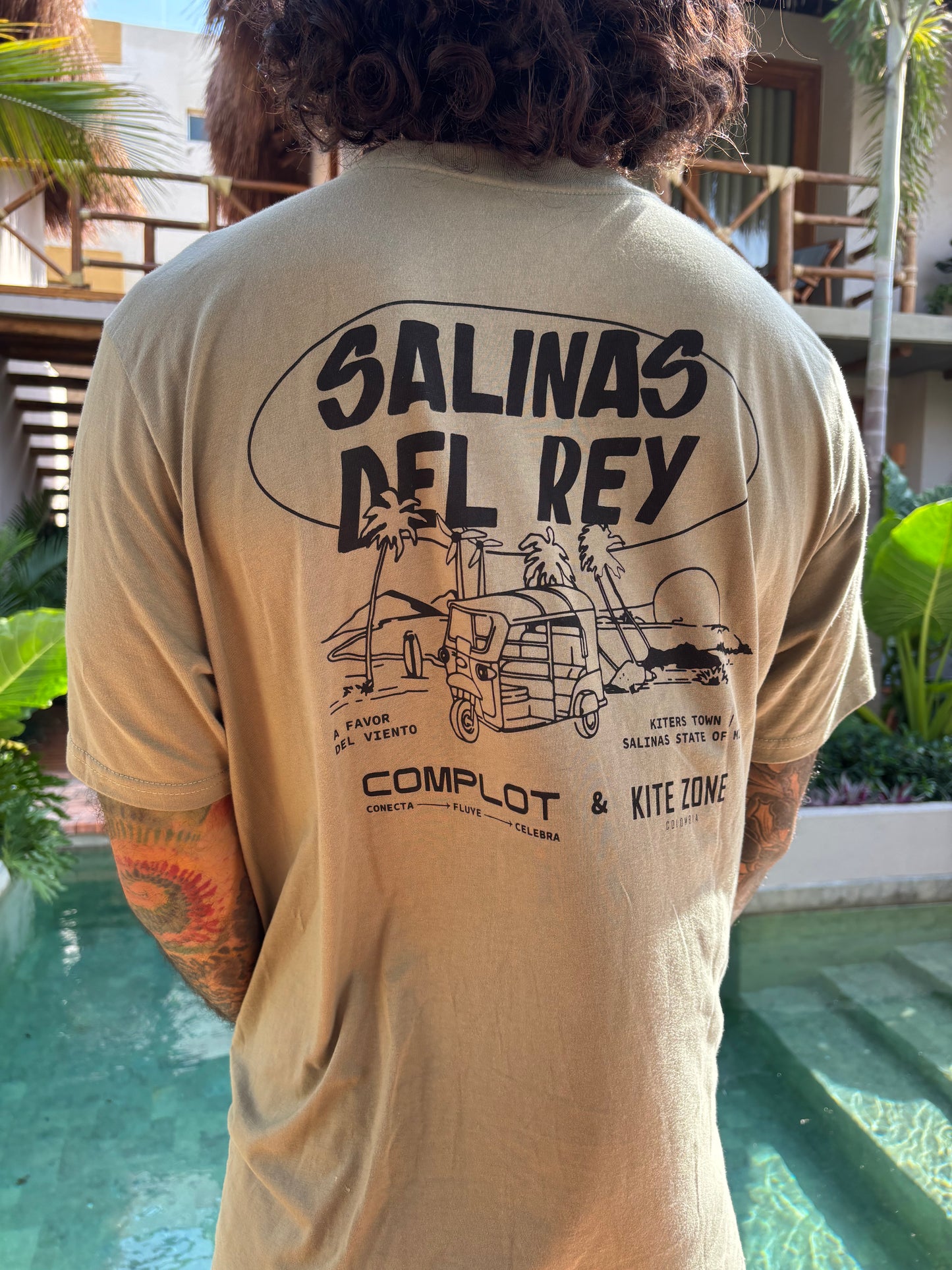 Camiseta Complot + KiteZone Verde