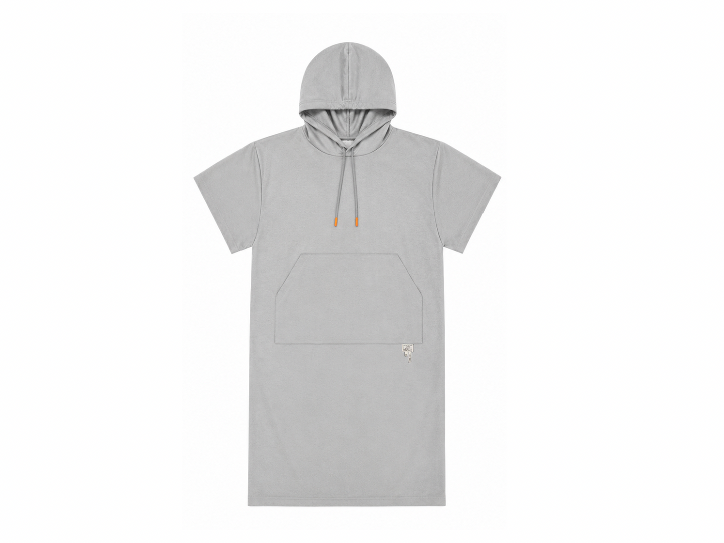 Poncho Microfibra Gris Claro