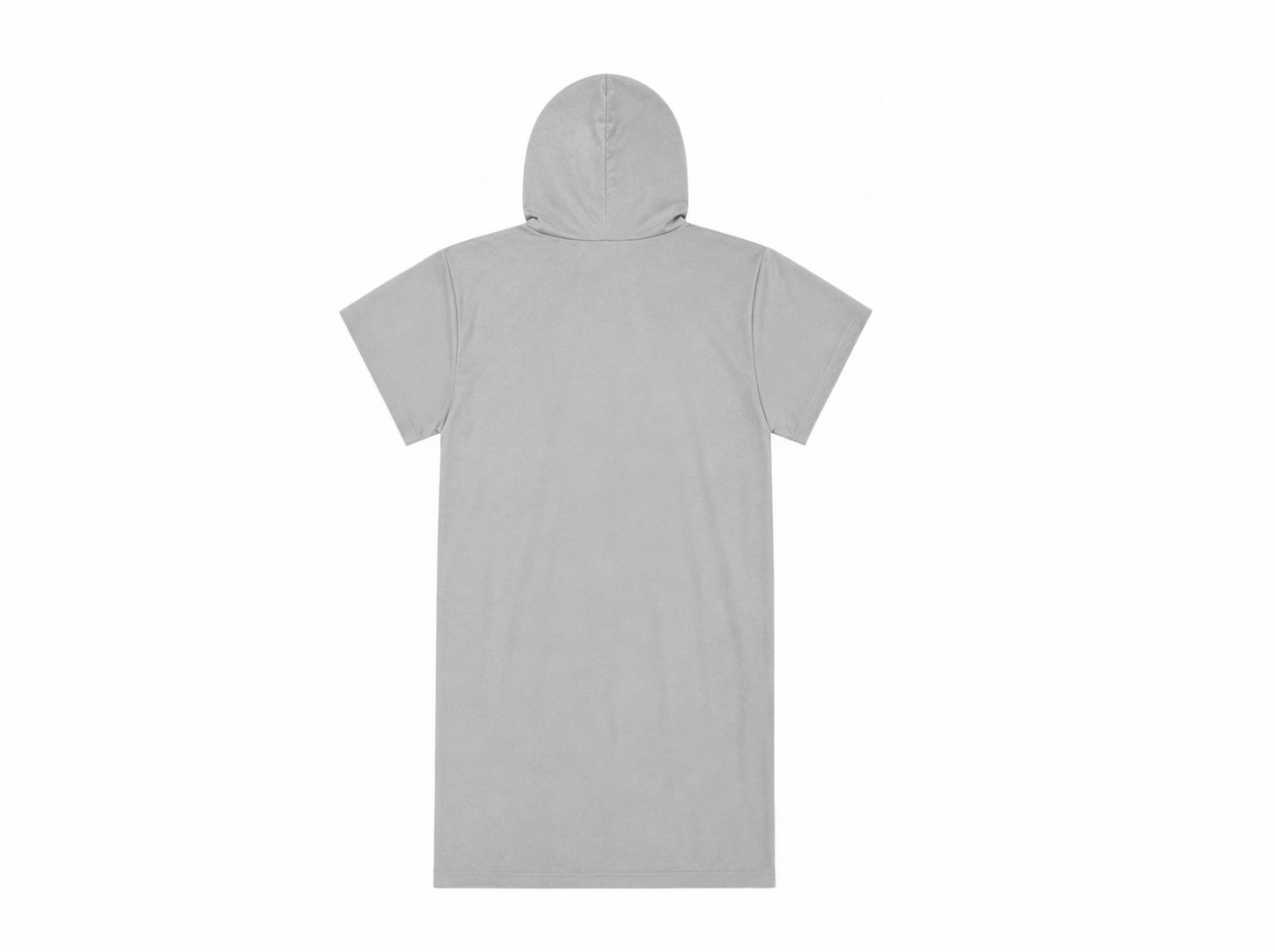 Poncho Microfibra Gris Claro