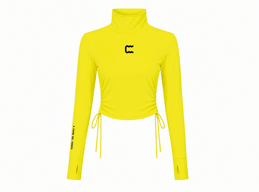Rash Crop Microfibra Amarillo Limón