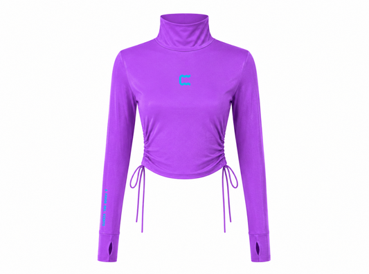 Rash Crop Microfibra Morado