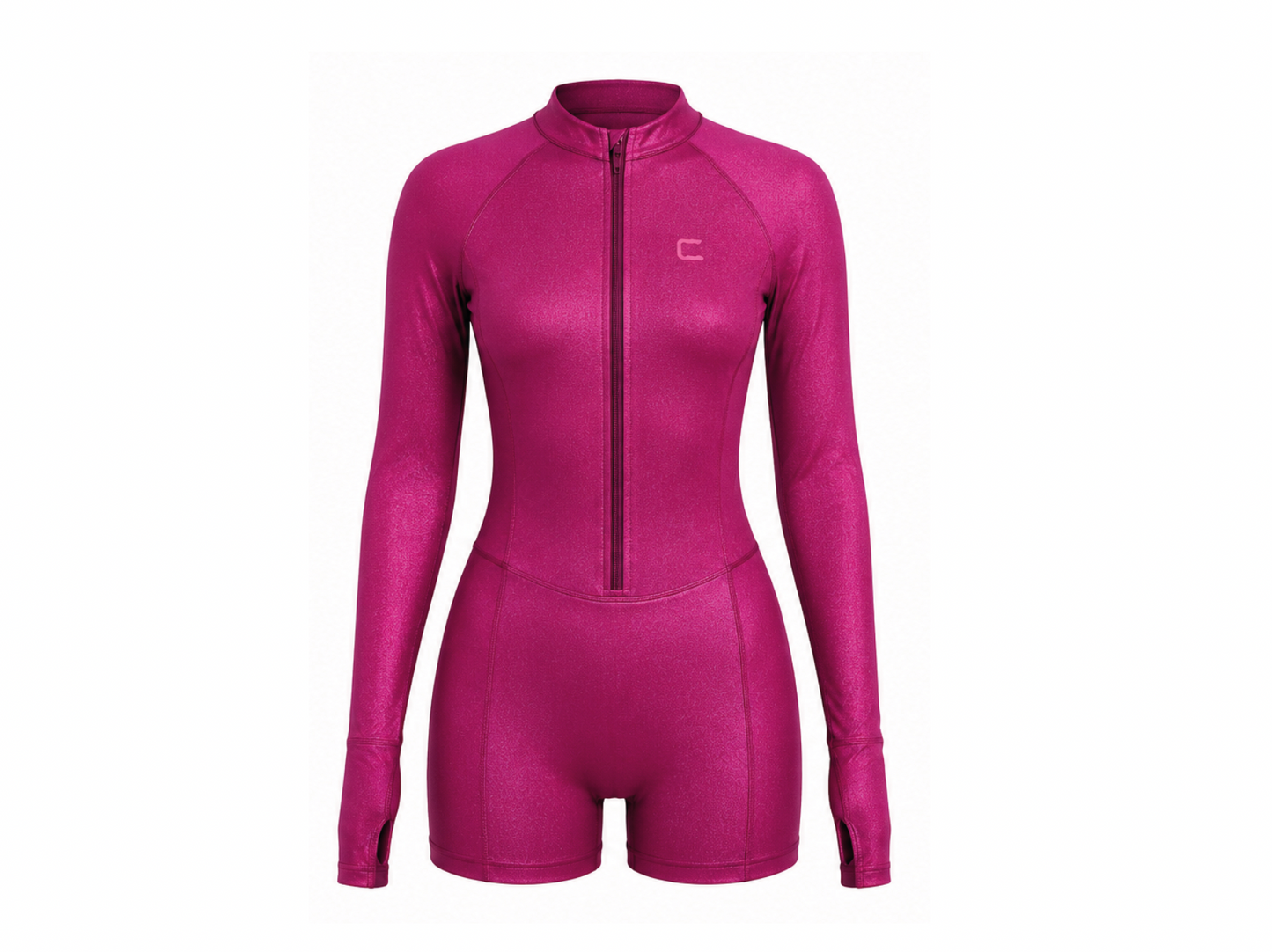 Surf Swimsuit Short Magenta